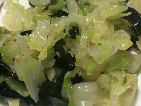 しんなりキャベツの和え物